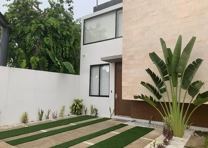 Сasa de vacaciones Casa Nah Ha’ Con Jacuzzi, Jardín Y Alberca